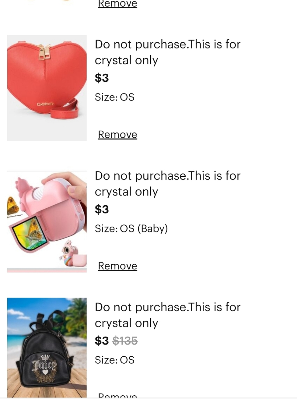 Do not purchase.This is for crystal only - Picture 2 of 4